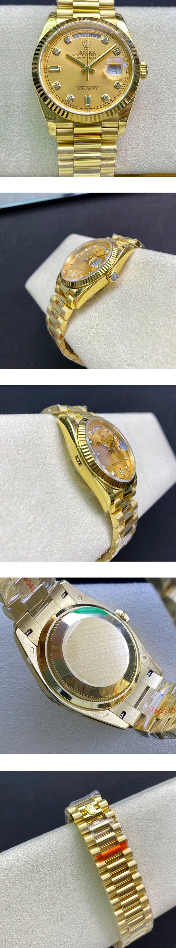 【GM工場】ロレックスコピー時計 M128238-0008 デイデイト 36mm 人気がある
